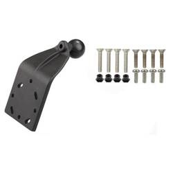 Baza de extensie curbată RAM® cu bilă și hardware de montare