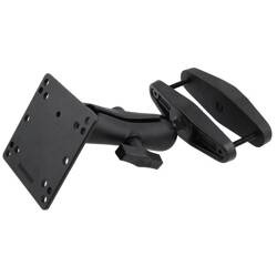 RAM® 5" Square Post Clamp Mount cu placă VESA 100x100mm