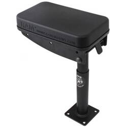 RAM® Tough-Box™ consolă cu cotieră telescopică și stâlp inferior de 7"