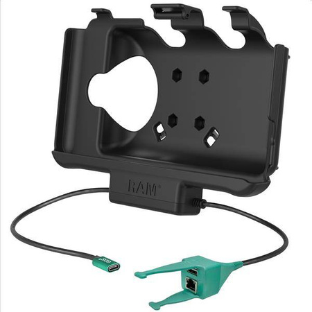 RAM® USB-C Powered Dock + USB-A & RJ45 Data pentru Samsung Tab Active5 & 3