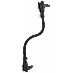 RAM® Flex-Arm™ cu tijă de aluminiu de 18" și două brațe cu un singur soclu