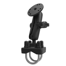 RAM® Suport de șină cu dublu bolț în U pentru șine mai mici - Dimensiune B Mediu