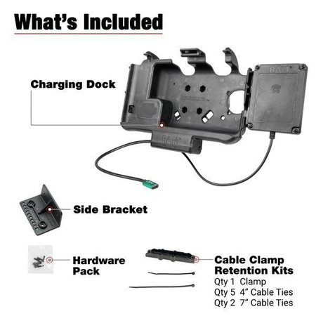 RAM® USB-C Powered Dock cu NFC Extender pentru Samsung Tab Active5 & 3