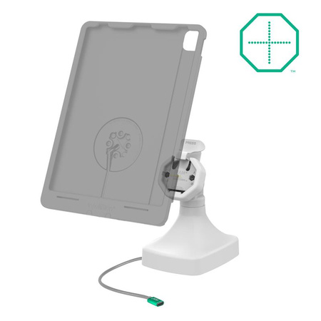 GDS® Uni-Conn™ Dock alimentat cu înclinare și pivotare cu USB-C + date - Gri