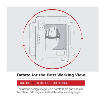 GDS® Roto-Mag™ 3 în 1 Accesoriu pentru mâner de prindere pentru Zebra ET8x