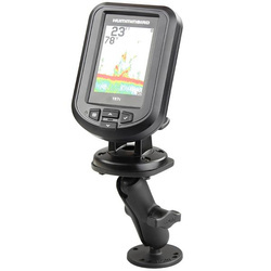 RAM® Drill-Down Double Ball Mount pentru Humminbird Piranha + Mai mult