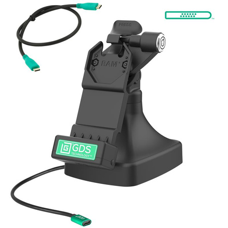 GDS® Uni-Conn™ Dock de blocare cu înclinare și pivotare cu USB-C