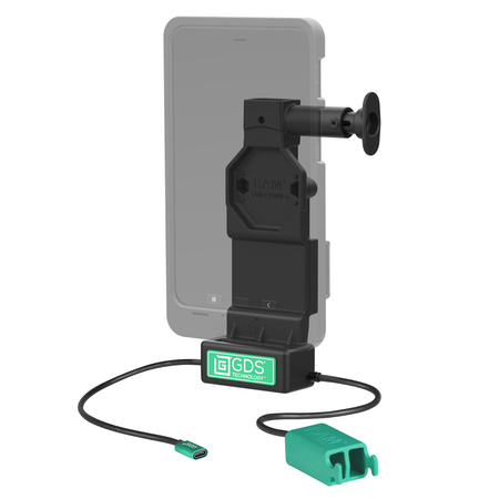 GDS® Uni-Conn™ Dock + USB-A dublu cu buton de eliberare