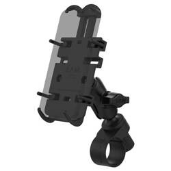 Suport pentru telefon RAM® Quick-Grip™ cu bază pentru ghidon RAM® Tough-Strap™