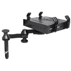 RAM® Tough-Tray™ cu brațe oscilante duble și stâlp superior de 4"