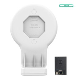 GDS® Uni-Conn™ Dock de perete cu receptor magnetic și PoE - Gri