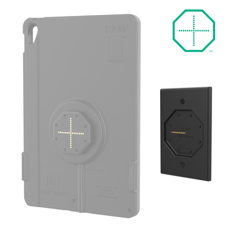 GDS® Uni-Conn™ Dock de perete cu profil redus alimentat cu PoE