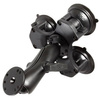 RAM® Twist-Lock™ Suport triplu cu ventuză cu placă rotundă