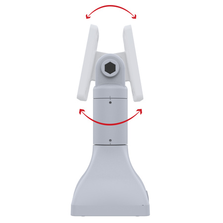 Suport pe piedestal RAM® 7" cu model VESA de 75 mm - Gri