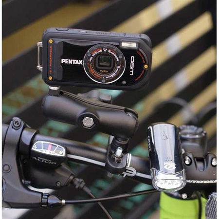 RAM® U-Bolt Suport dublu cu bilă cu știft filetat 1/4"-20 - Dimensiune B Mediu