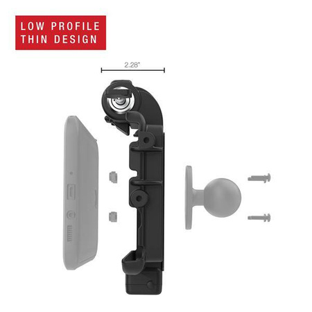 RAM® Low-Profile Locking Power + Dual USB Dock pentru Tab Active5 & 3