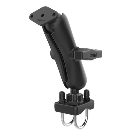 RAM® Suport de șină cu dublu șurub în U pentru șine mai mici cu placă diamantată