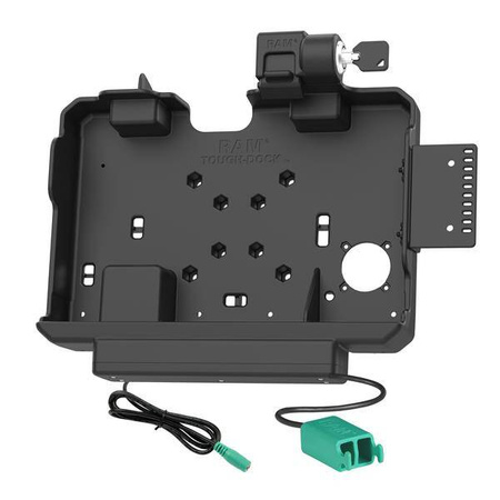 RAM® Locking Power + Dual USB Data Dock pentru Getac ZX10