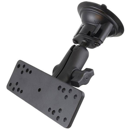 Suport cu ventuză RAM® Twist-Lock™ cu placă electronică - Mediu
