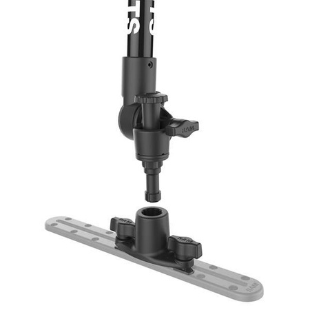 RAM® Tough-Pole™ Suport pentru cameră de 24" cu țeavă simplă și bază cu șină dublă