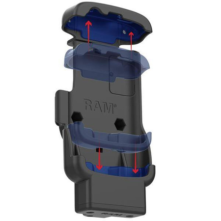 Suport de blocare RAM® Form-Fit pentru Zebra TC22 & TC27 fără Boot