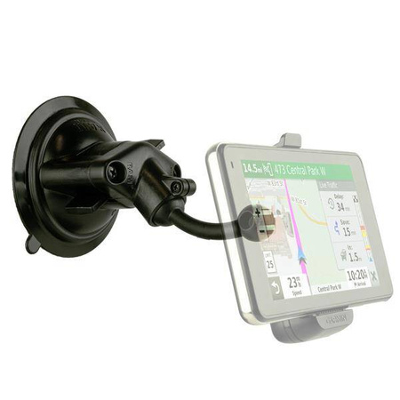 Suport cu ventuză RAM® Twist-Lock™ cu bilă Garmin de 17 mm (Drive + More)