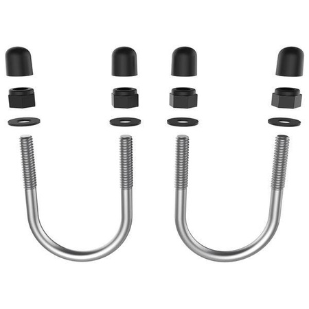 RAM® U-Bolt Hardware pentru RAM® Tough-Track™ 1.25" - 1.5" Rails