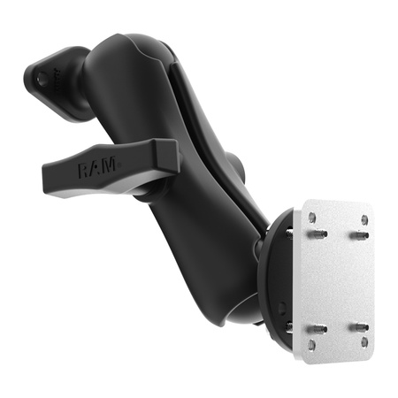Suport pentru tabloul de bord RAM® cu placă de susținere și placă diamantată - dimensiune C medie