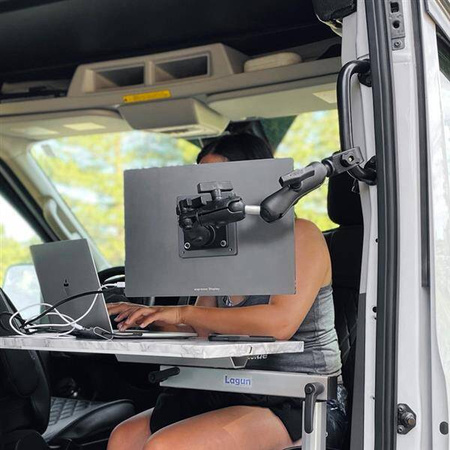 RAM® braț pivotant cu dublă priză și clichet - dimensiune C