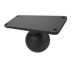 Baza cu bile RAM® cu model cu 4 găuri de 1,5" x 4,5" - dimensiune D