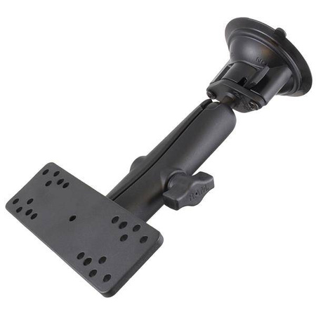 Suport cu ventuză RAM® Twist-Lock™ cu placă electronică - lung