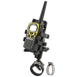 Suport universal RAM® Finger-Grip™ cu curea și bază pentru clemă pentru furtun