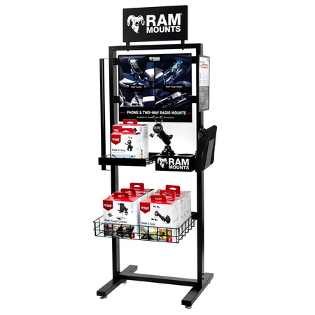 RAM® Stand Floor Display cu coșuri