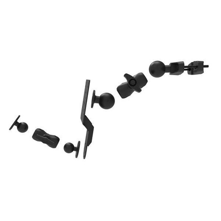 RAM® Universal Forklift Post Mount cu placă rotundă și opțiune accesoriu