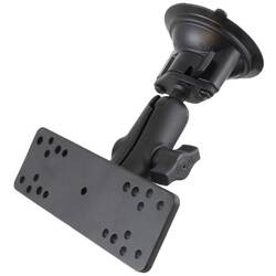 Suport cu ventuză RAM® Twist-Lock™ cu placă electronică - Mediu