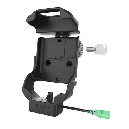 RAM® Key-Locking Form-Fit Powered Dock pentru Zebra TC70, 72, 75 & 77