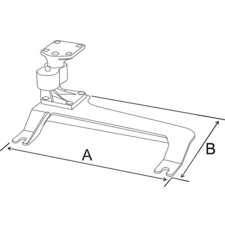 Baza pentru vehicul RAM® No-Drill™ pentru Chevrolet Silverado '07-13 + Mai mult