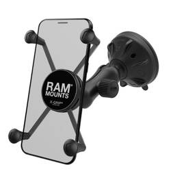 RAM® X-Grip® Suport mare pentru telefon cu bază de aspirație cu profil redus