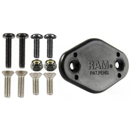 RAM® EZY-Mount™ Adaptor masculin încastrat cu eliberare rapidă