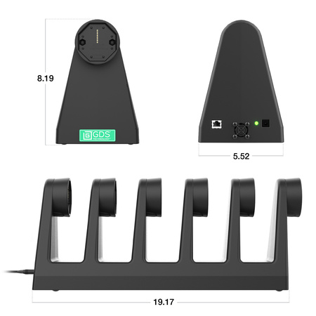 GDS® Uni-Conn™ 6-Port Power + RJ45 Dock pentru tablete cu IntelliSkin®