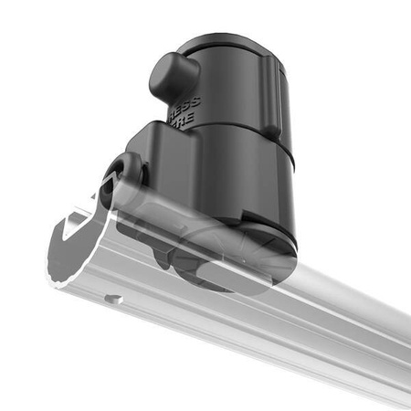 Suport RAM® Tube Jr.™ cu bază universală pentru șine Adapt-A-Post™ - 6" Post