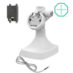 GDS® Uni-Conn™ Dock de blocare cu înclinare și pivotare alimentat cu PoE - Gri