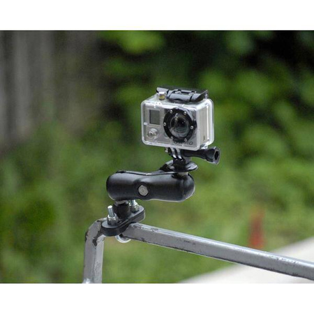 RAM® U-Bolt Suport dublu cu bilă cu știft filetat 1/4"-20 - Dimensiune B Mediu