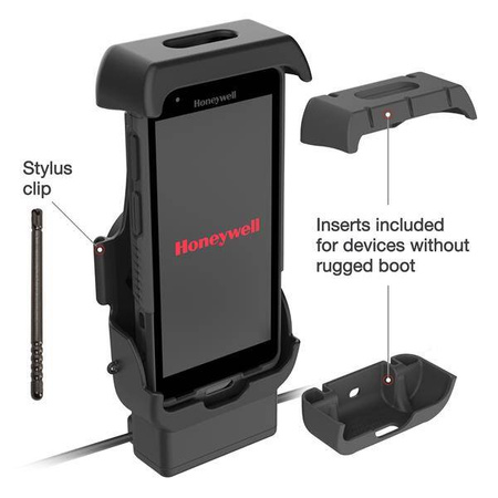 RAM® Locking Powered Dock + USB-A pentru Honeywell CT40/45/47 - știfturi încălzite