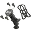 Suport pentru telefon RAM® X-Grip® cu bază RAM® Track Ball™ - Mediu