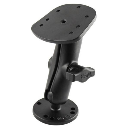 RAM® Drill-Down Double Ball Mount pentru Humminbird Piranha + Mai mult