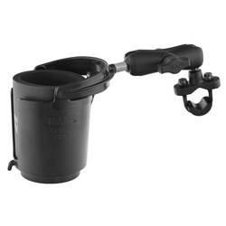 RAM® Level Cup 16oz Drink Holder cu bază U-Bolt - .5" - 1.25" Rails