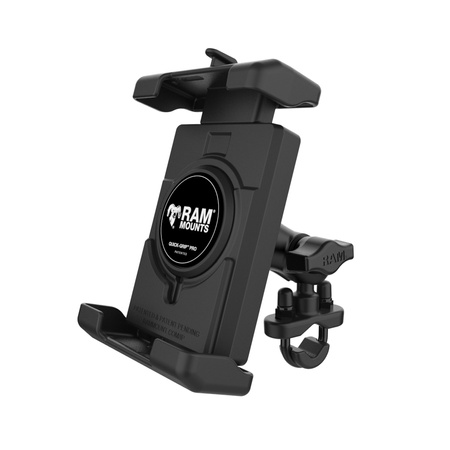 Suport pentru telefon RAM® Quick-Grip™ Pro XL cu bază U-Bolt pentru ghidon - scurt