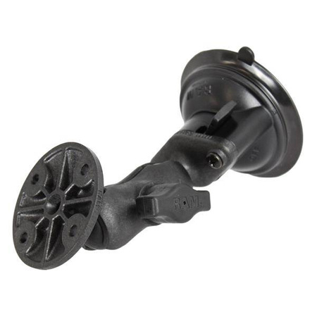 Suport de aspirație compozit RAM® Twist-Lock™ cu placă rotundă - scurt