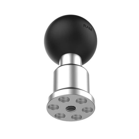 RAM® Adaptor cu bilă Pin-Lock din aluminiu cu filet feminin 1/4"-20 - dimensiune C